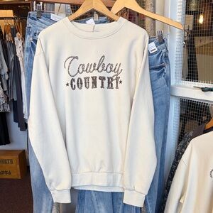 Cowboy Country Cream Sweatshirt